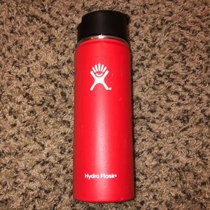 Red 20oz Wide Mouth Hydro Flask